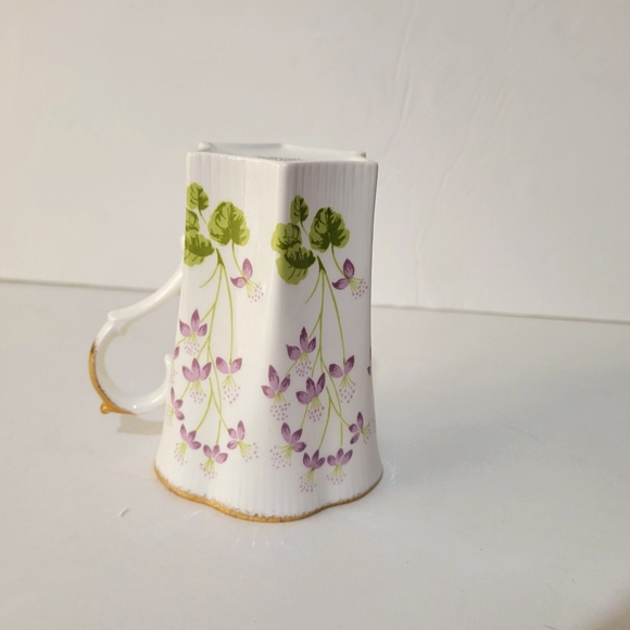 Royal Crown Staffordshire England  Fine Bone Handcrafted China Flower Mug - Picture 3 of 10